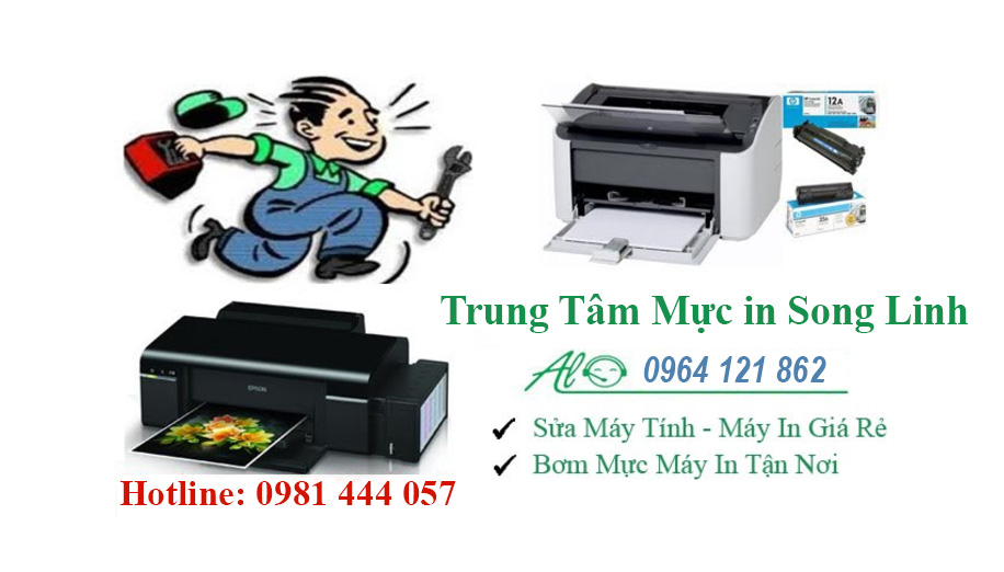nạp mực máy in tphcm