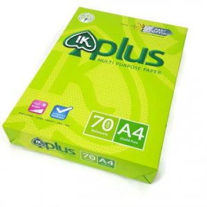 Giấy in IK Plus định lượng 70gsm khổ A4 (1 ream 500 tờ)