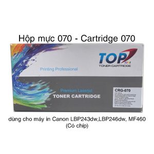 Hộp mực in 070 có chíp - Cartridge 070 dùng cho máy in Canon LBP243dw, LBP246dw, MF460